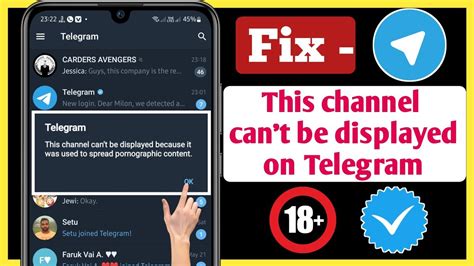 telegram this chanel cant be displayed